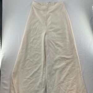 Zimmermann Cream Wide-Leg Pants